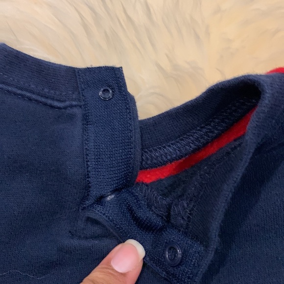 Nike Air Blue & Red Sweatshirt and Sweatpants Matching Set in Size 24M - Picture 9 of 9